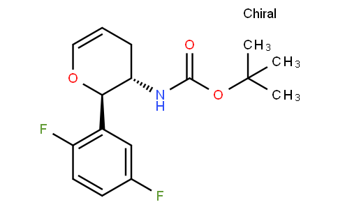82719 - tert-butyl [(2R,3S)-2-(2,5-difluorophenyl)-3,4-dihydro-2H-pyran-3-yl]carbaMate | CAS 1172623-98-1
